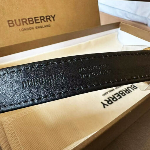 Burberry leather dog collar
