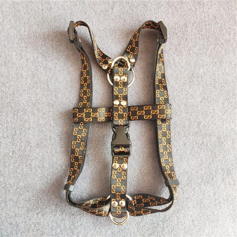 Affordable Designer Cat Dog Gucci Lv Burberry Harness and Leash