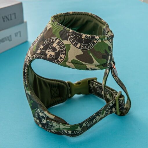 Camouflage dog harness