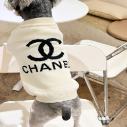 Chanel dog sweater