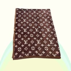 Brown Louis Vuitton Blanket