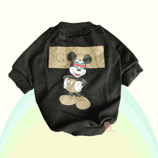 gucci mickey mouse dog sweatshirt