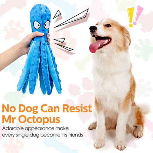 octopus interactive dog toy
